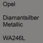 Preview: Opel, Diamantsilber Metallic, WA246L.